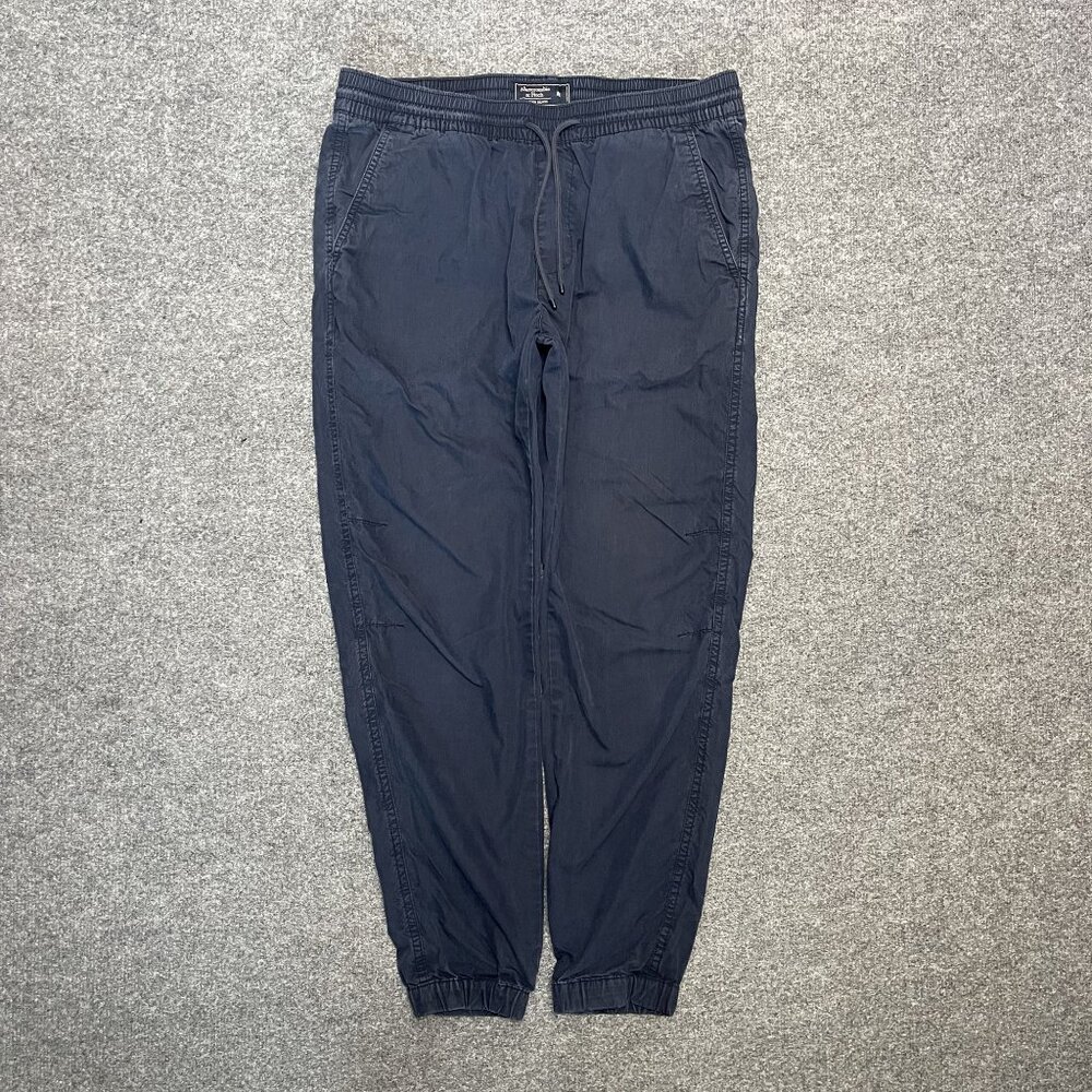 Abercrombie & Fitch Mens Langdon Skinny Jogger Pants Size M Navy